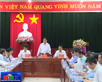Chủ tịch UBND TP Nguyễn Đức Chung thăm và làm việc với huyện Phúc Thọ